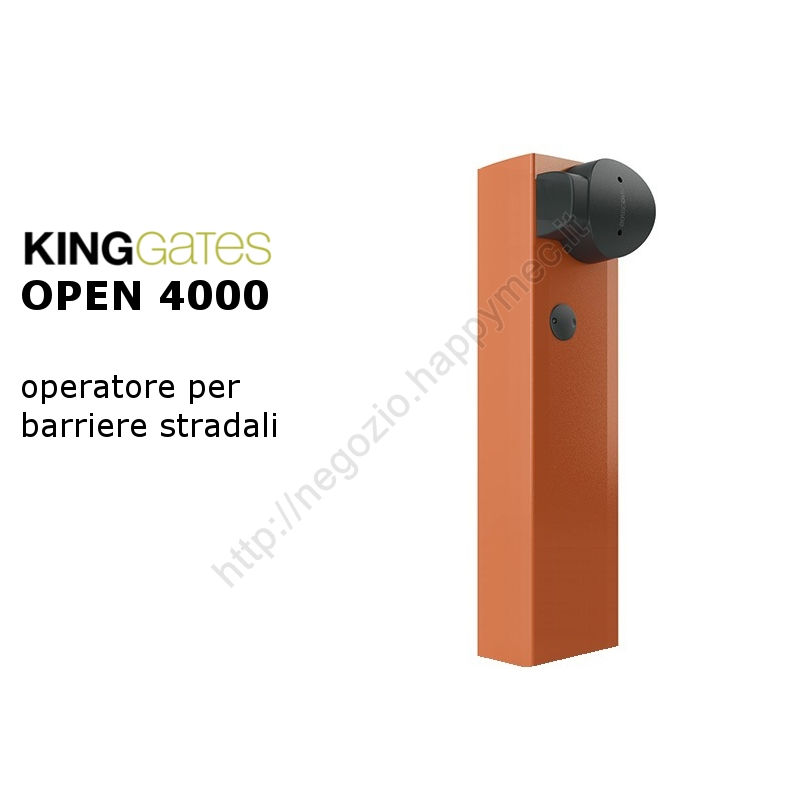 Automazione per barriera stradale Open4000 24V per aste fino a 4 metri