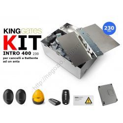 Kit automazione Intro 230-400 230V - 1 motore, casse di fondazione in acciaio inox