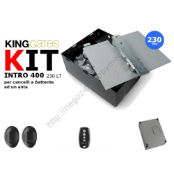 Kit automazione Intro 230-400 230V Lite 1 motore con casse di fondazione in ferro