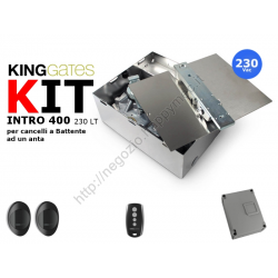 Kit automazione Intro 230-400 230V Lite 1 motore, casse di fondazione in acciaio inox