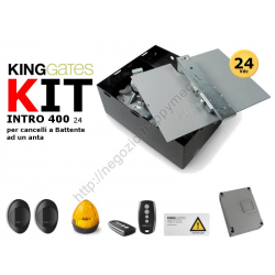 Kit automazione Intro 24-400 24V - 1 motore con casse di fondazione in ferro