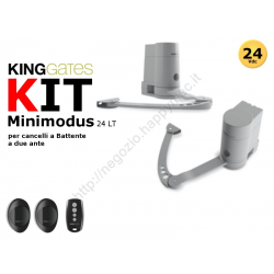 Kit automazione MiniModus24 Lite per cancello a 2 ante