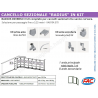 Kit FAC Radius Inverso 565 passaggio carraio di 5,25 metri