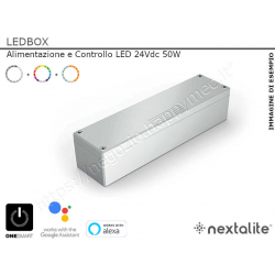 LedBox.50 Centrale di comando per Led 24Vdc 50W