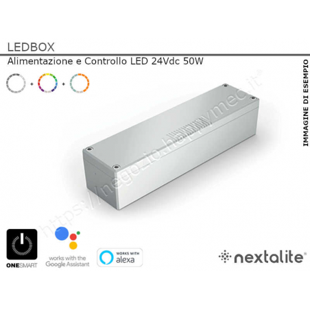 LedBox.50 Centrale di comando per Led 24Vdc 50W